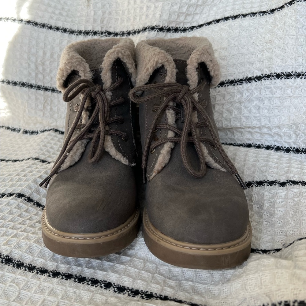 Booties with Fleece Accents